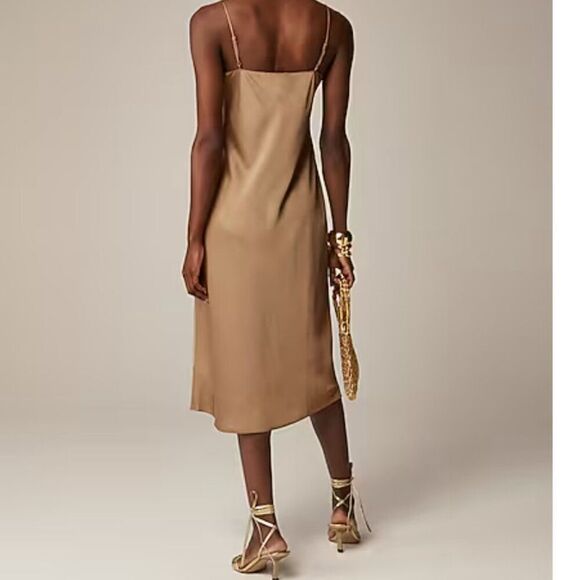 J. Crew Gwyneth slip dress in luster charmeuse satin in Size 2 - Picture 2 of 15